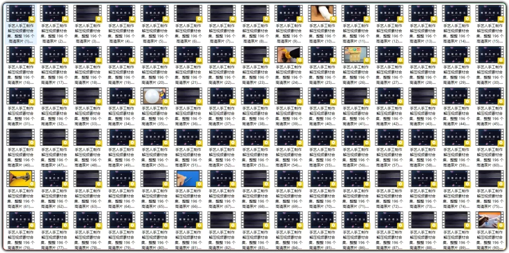 图片[2]-196 个手艺人解压素材：手工制作高清视频合集 - 搜源站-搜源站