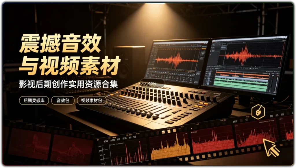 震撼音效与视频素材:影视后期创作实用资源合集-搜源站