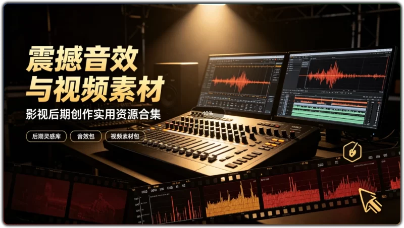 震撼音效与视频素材:影视后期创作实用资源合集 - 搜源站-搜源站