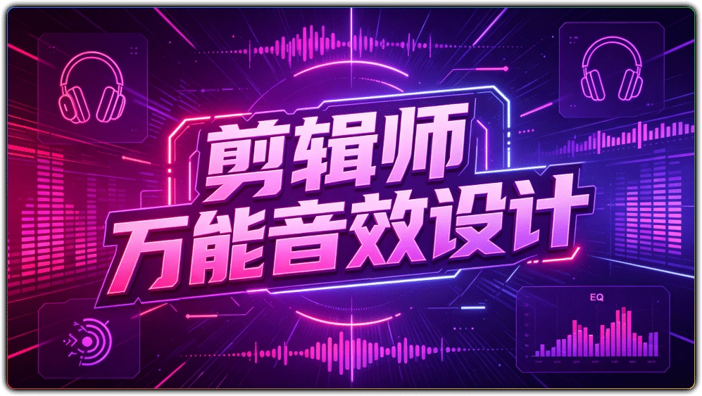 剪辑师万能音效设计：81GB 全中文分类音效合集-搜源站