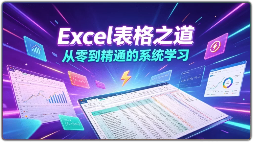 Excel表格之道：从零到精通的系统学习-搜源站