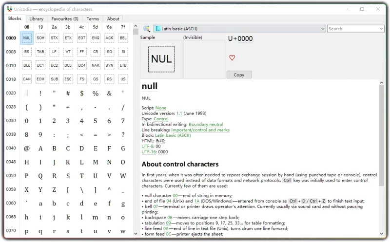 Unicodia v3.1.2 绿色版：Unicode 字符查询工具 - 搜源站-搜源站