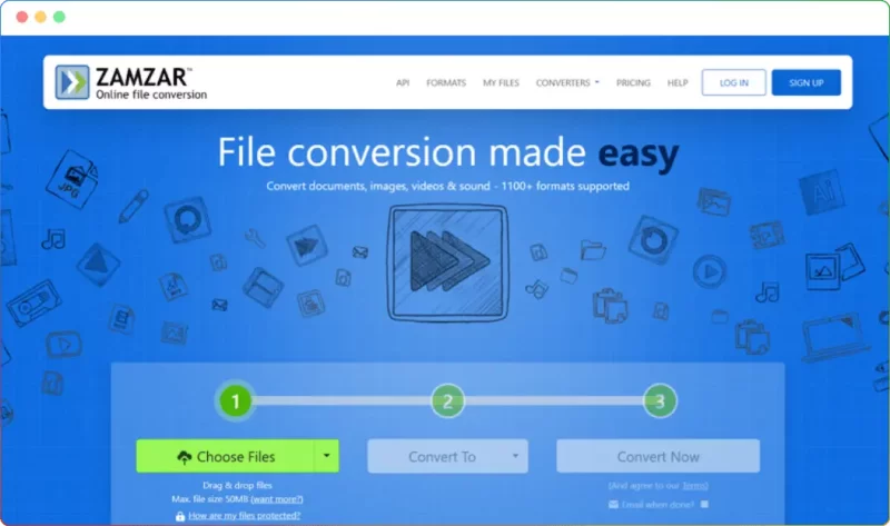 Zamzar v1.1.0 免费版下载:本地文件转换神器,支持 PDF / 图片 / 文档格式互转 - 搜源站-搜源站