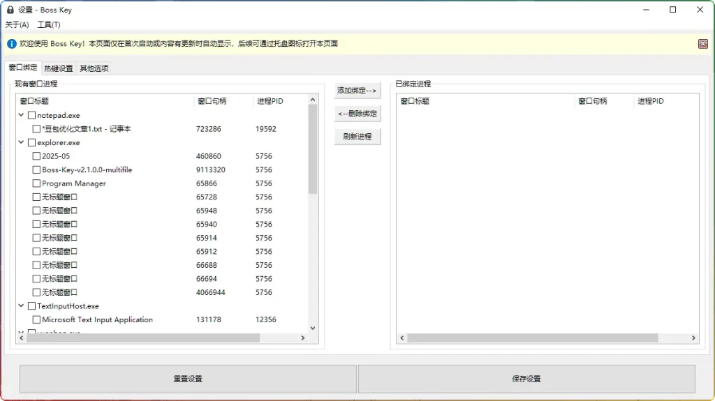 BossKey v2.1.0.0：高效办公与隐私保护的一键隐藏工具​ - 搜源站-搜源站