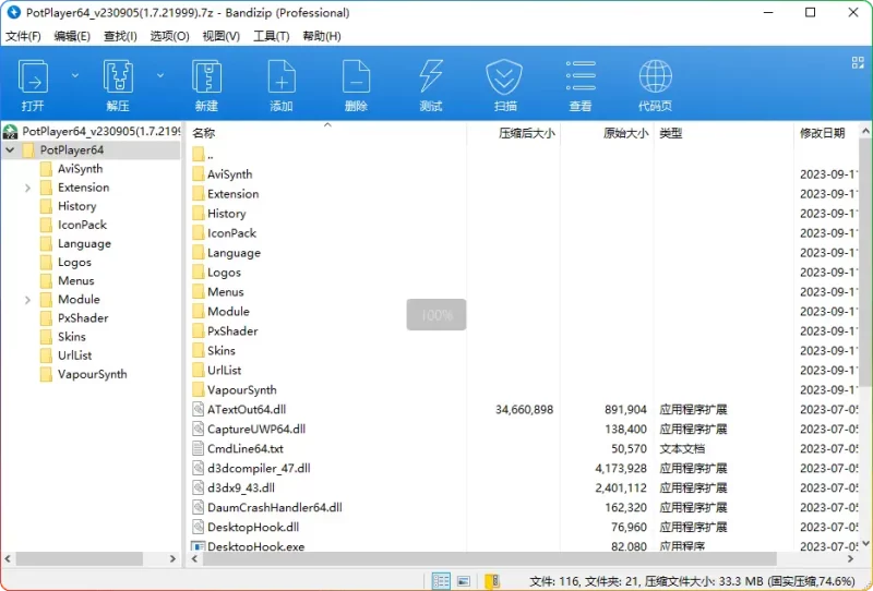 Bandizip Professional v7.39专业版下载|高效解压工具 - 搜源站-搜源站