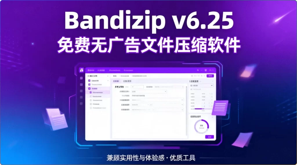 图片[1]-Bandizip v6.25：免费无广告文件压缩软件 - 搜源站-搜源站