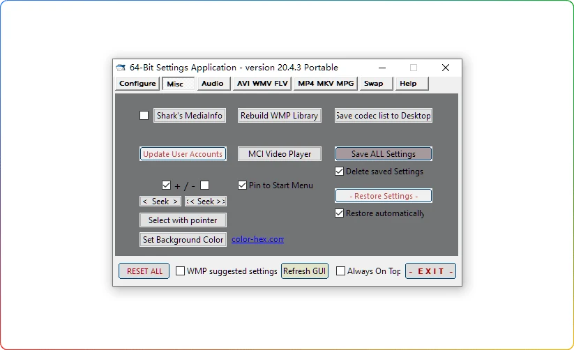 图片[1]-Shark007 Codecs v20.4.3便携版：全能影音解码器 - 搜源站-搜源站