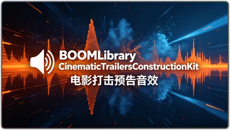 BOOMLibraryCinematicTrailersConstructionKit：电影打击预告音效 - 搜源站-搜源站