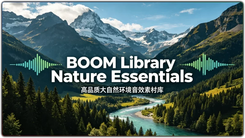 BOOM Library Nature Essentials：高品质大自然环境音效素材库 - 搜源站-搜源站