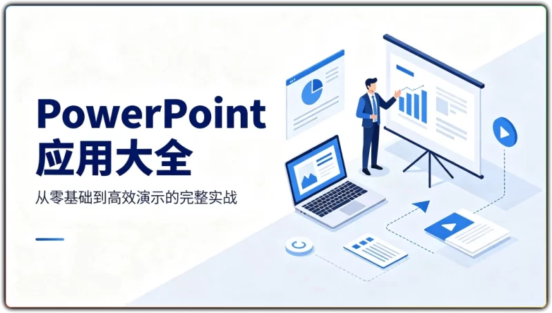 PowerPoint应用大全：从零基础到高效演示的完整实战 - 搜源站-搜源站