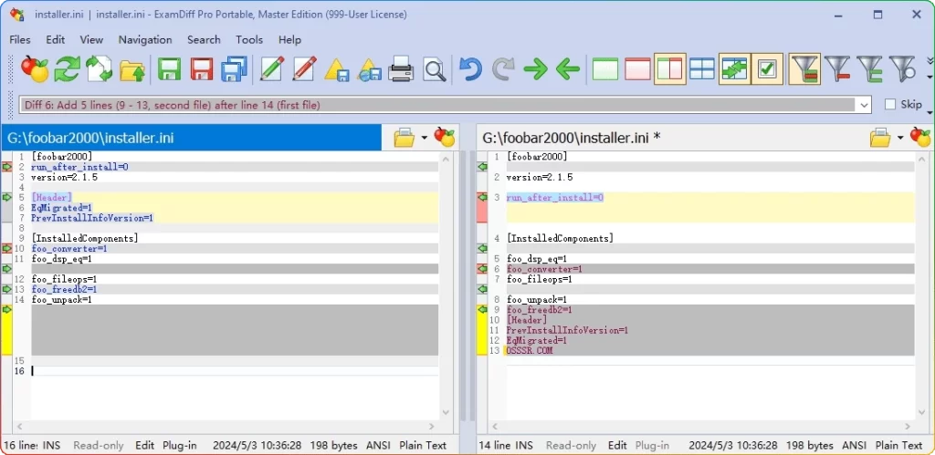 图片[1]-ExamDiff Pro v16.0.1.15：强大文件比较工具 - 搜源站-搜源站