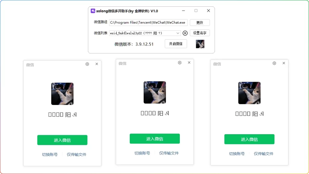 图片[1]-solong微信多开助手V1.0：PC端无限多开+免扫码登录 - 搜源站-搜源站