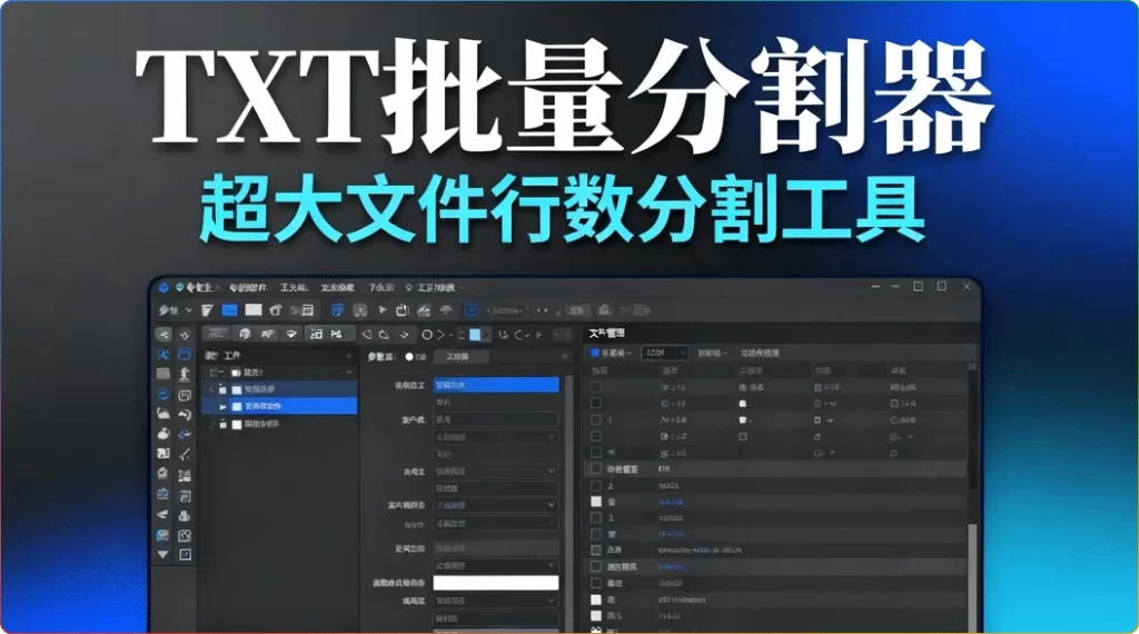 图片[1]-TXT批量分割器：超大文件行数分割工具 - 搜源站-搜源站