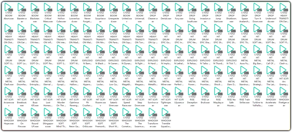 图片[2]-BOOMLibraryCinematicTrailersConstructionKit：电影打击预告音效 - 搜源站-搜源站