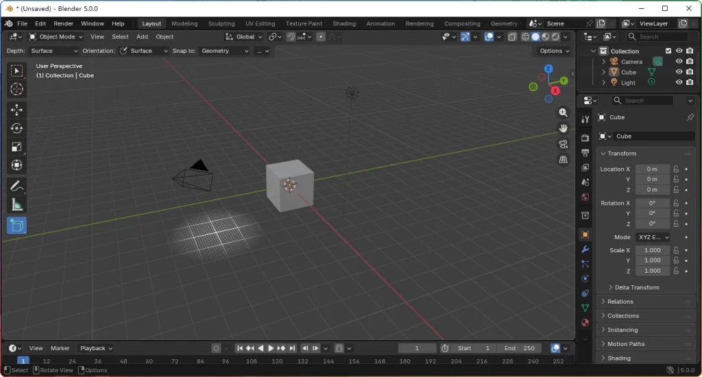 图片[2]-Blender v5.0.0中文版：开源三维动画建模与渲染软件 - 搜源站-搜源站