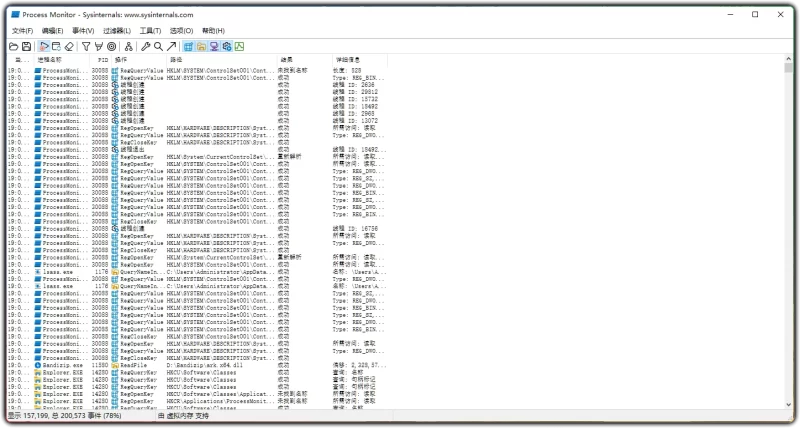 Process Monitor v4.04 汉化版:系统高级监视工具 - 搜源站-搜源站