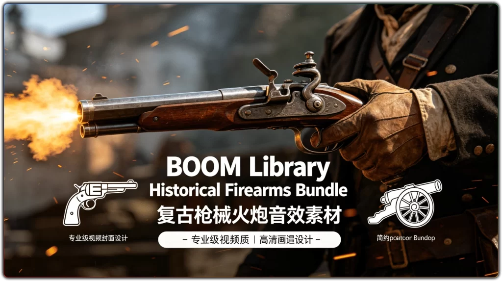 BOOM Library Historical Firearms Bundle:复古枪械火炮音效素材-搜源站