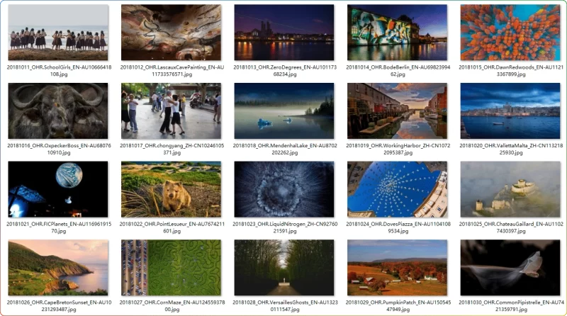 必应每日 4K 壁纸合集：2018-2025 超清无水印 - 搜源站-搜源站