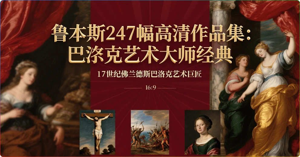 鲁本斯247幅高清作品集：巴洛克艺术大师经典鉴赏-搜源站