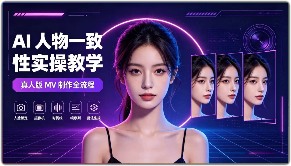 AI 人物一致性实操教学:真人版 MV 制作全流程-搜源站