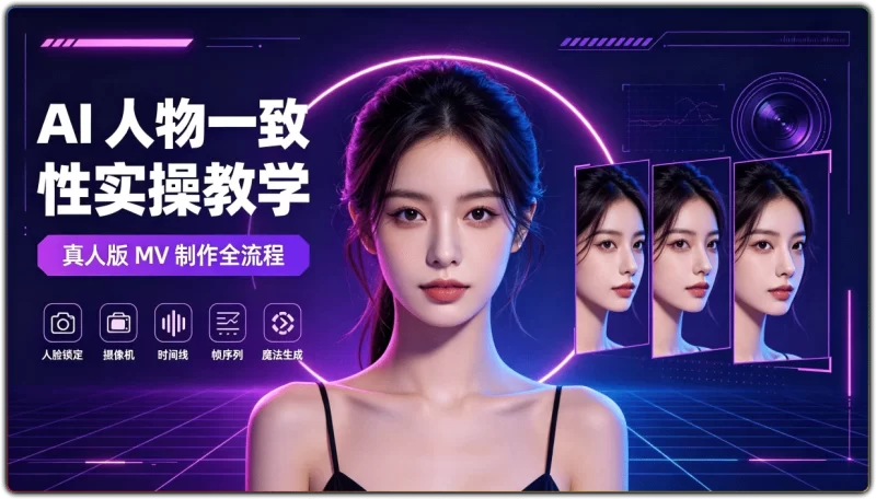 AI 人物一致性实操教学：真人版 MV 制作全流程 - 搜源站-搜源站