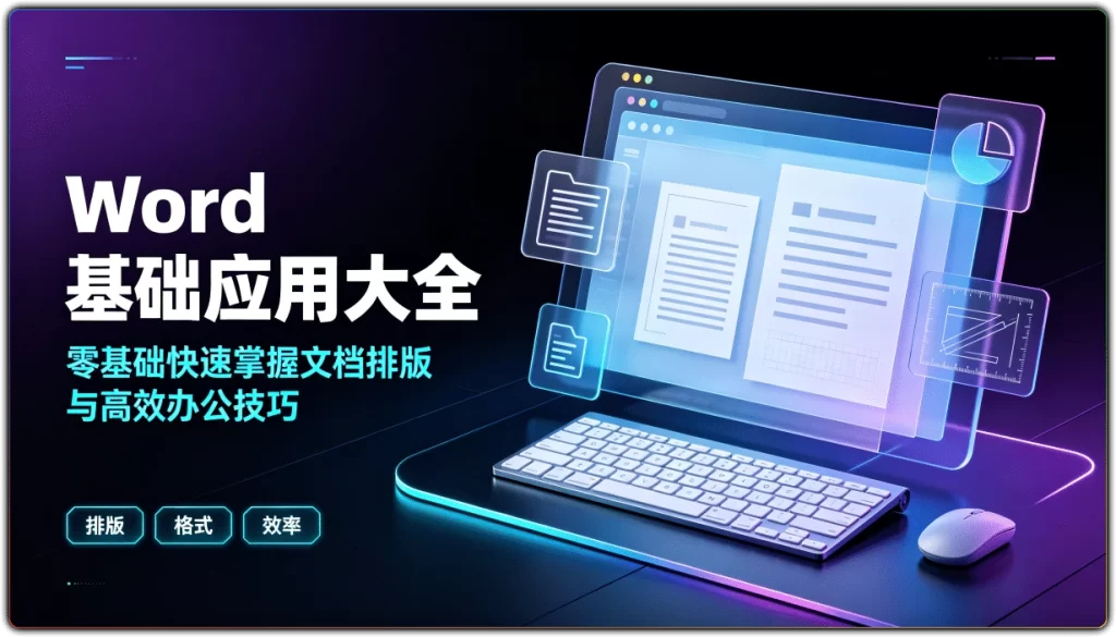 图片[1]-Word基础应用大全：零基础快速掌握文档排版与高效办公技巧 - 搜源站-搜源站