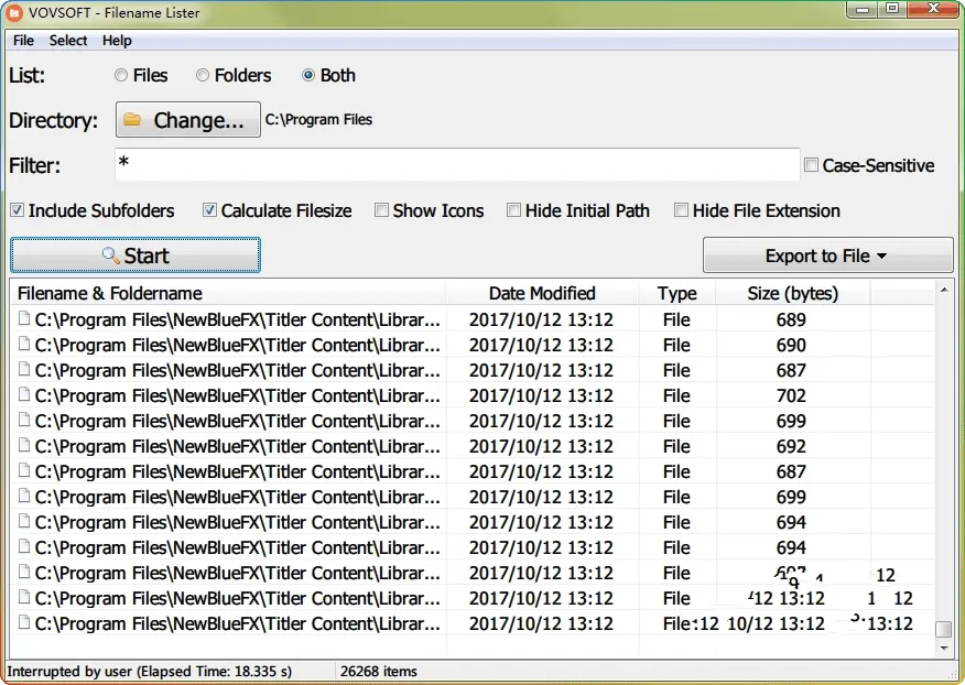 图片[1]-Filename Lister V5.2.0中文版：一键批量生成文件清单工具 - 搜源站-搜源站