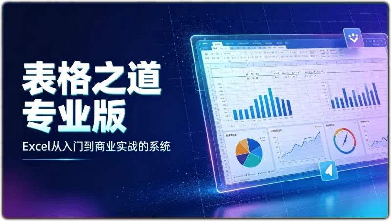 表格之道专业版丨Excel从入门到商业实战的系统 - 搜源站-搜源站