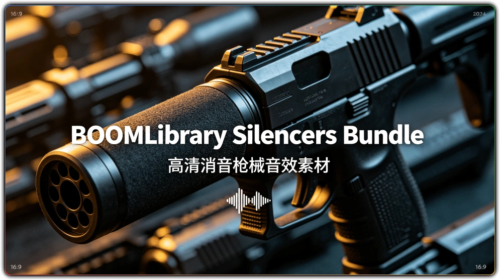 BOOMLibrary Silencers Bundle:高清消音枪械音效素材-搜源站