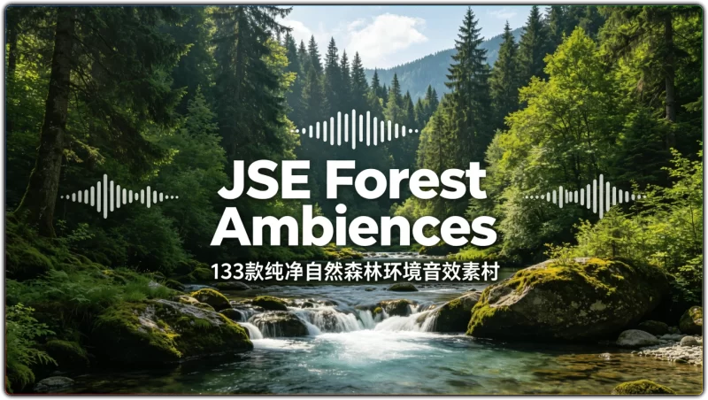 JSE Forest Ambiences:133款纯净自然森林环境音效素材 - 搜源站-搜源站