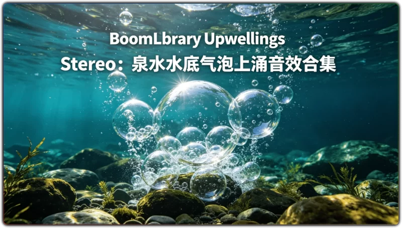 BoomLibrary Upwellings Stereo:泉水水底气泡上涌音效合集 - 搜源站-搜源站