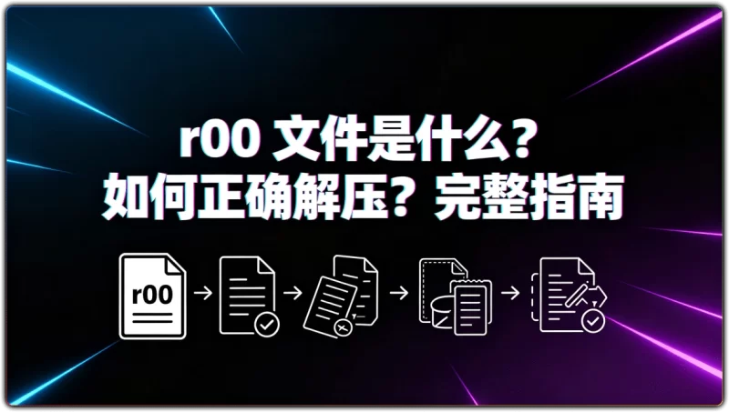 .r00 文件是什么？如何正确解压？完整指南 - 搜源站-搜源站