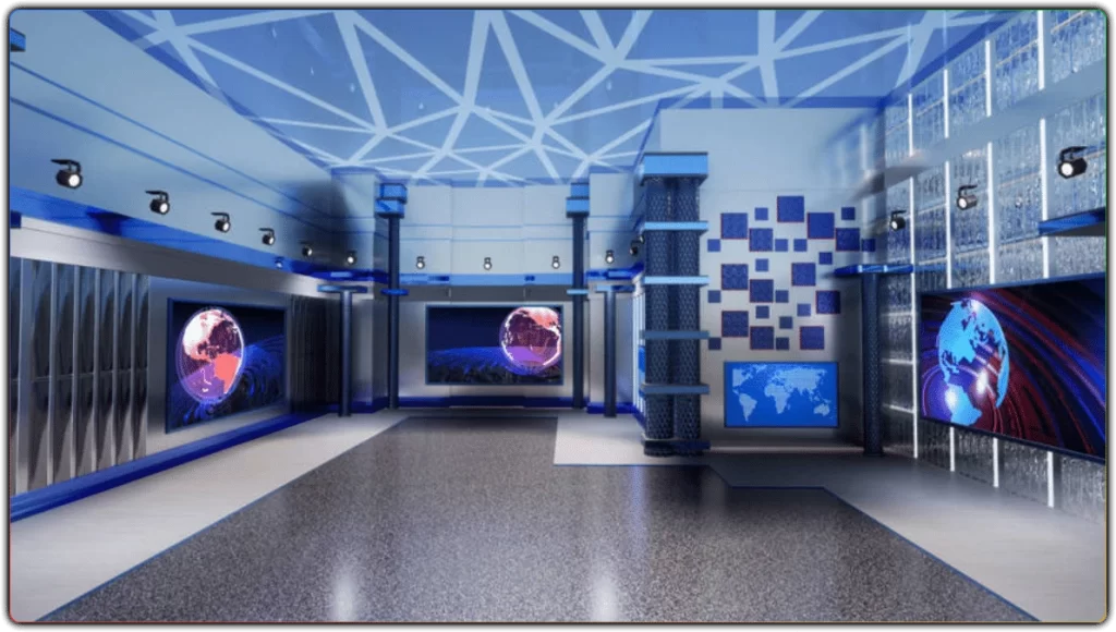 虚拟演播厅绿幕背景素材:高清动态绿幕抠像素材-搜源站