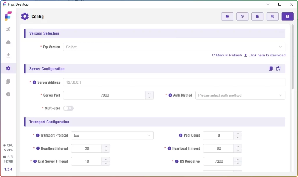 图片[1]-Frpc-Desktop V1.2.4：开源内网穿透工具 - 搜源站-搜源站