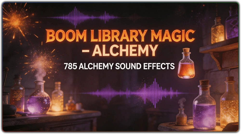 Boom Library Magic – Alchemy：785个奇幻魔法炼金音效素材包-搜源站