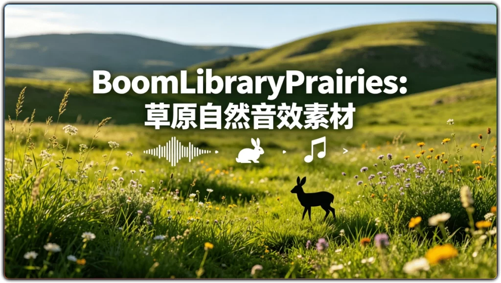 BoomLibraryPrairies：草原自然音效素材无损WAV野外环境-搜源站