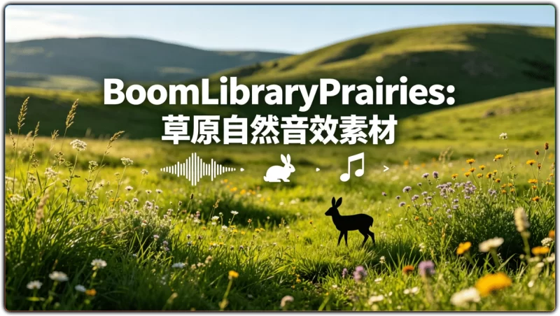BoomLibraryPrairies：草原自然音效素材无损WAV野外环境 - 搜源站-搜源站