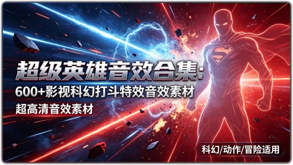 图片[1]-超级英雄音效合集：600+影视科幻打斗特效音效素材 - 搜源站-搜源站