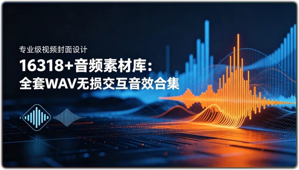 图片[1]-16318+音频素材库：全套WAV无损交互音效合集 - 搜源站-搜源站