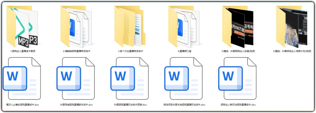 图片[2]-抖音团购直播话术：全行业带货话术与探店实操教程 - 搜源站-搜源站