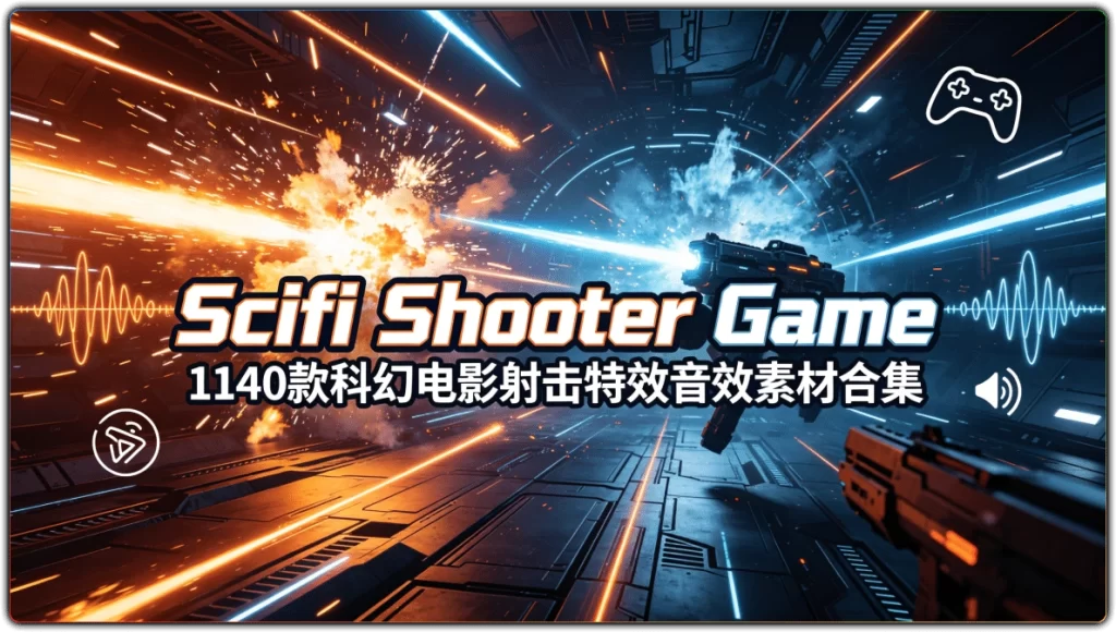 图片[1]-Scifi Shooter Game：1140款科幻电影射击特效音效素材合集 - 搜源站-搜源站