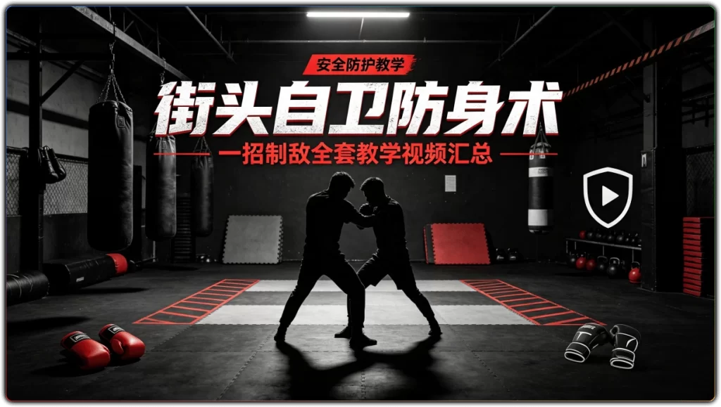 街头自卫防身术：一招制敌全套教学视频汇总-搜源站