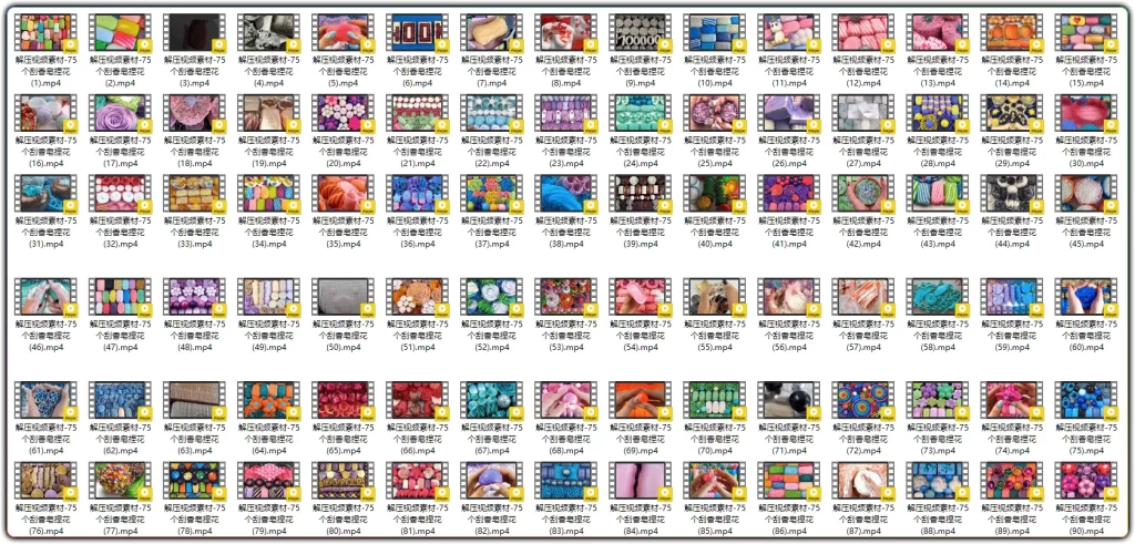 图片[2]-刮香皂捏花解压视频：196个高清素材合集 - 搜源站-搜源站