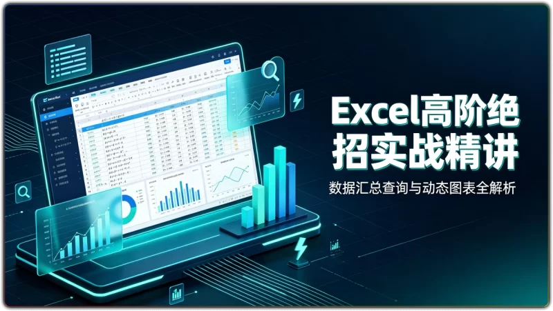 Excel高阶绝招实战精讲：数据汇总查询与动态图表全解析 - 搜源站-搜源站