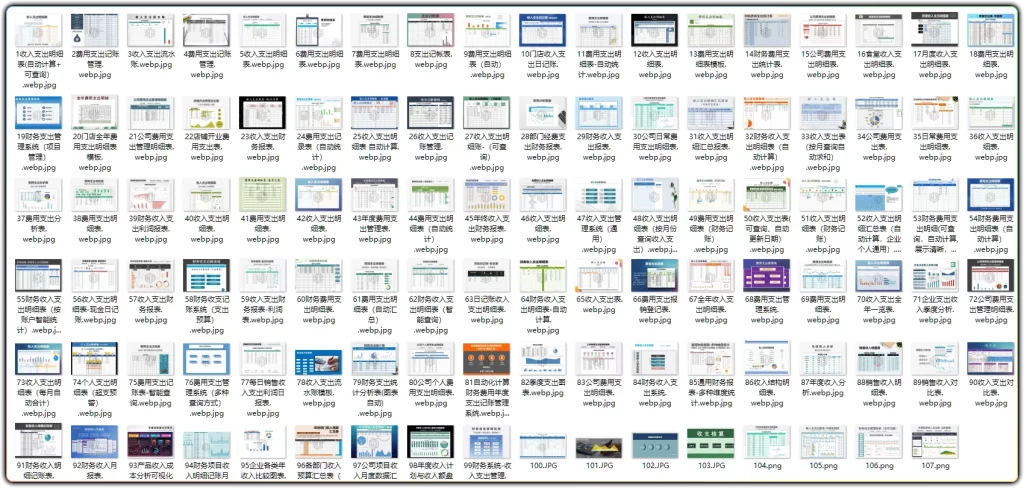 图片[2]-107 套精品财务记账 Excel 模板：家庭收支管理表格合集 - 搜源站-搜源站