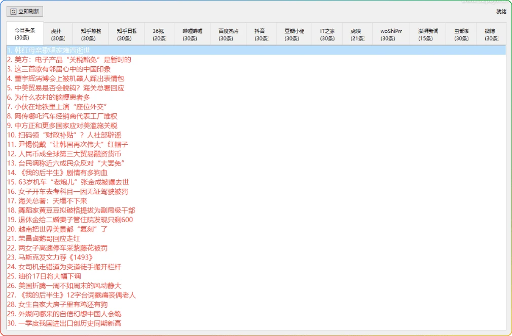 图片[1]-新闻聚合软件：多平台头条信息一站式监控 - 搜源站-搜源站