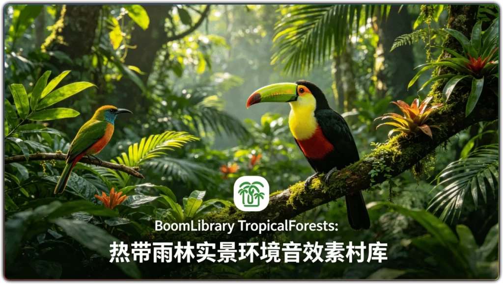 BoomLibrary TropicalForests：热带雨林实景环境音效素材库-搜源站