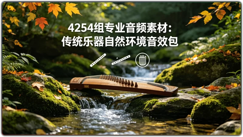 4254组专业音频素材:传统乐器自然环境音效包 - 搜源站-搜源站