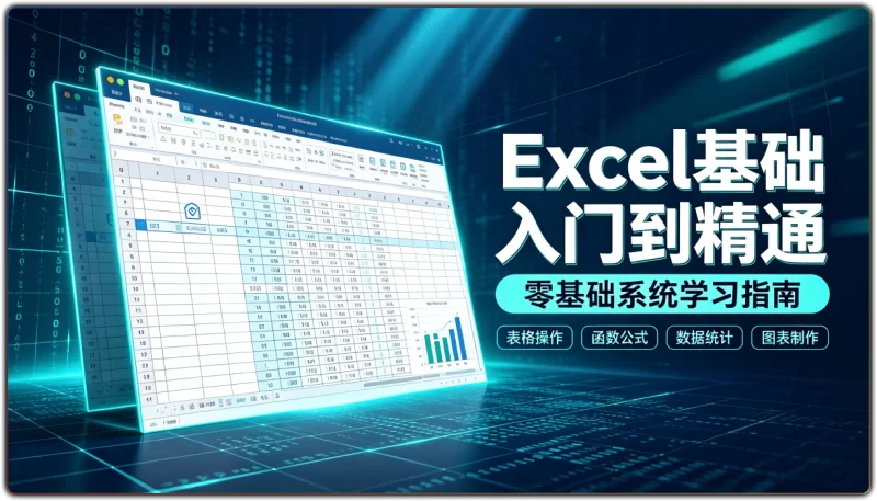 Excel基础入门到精通：零基础系统学习指南 - 搜源站-搜源站