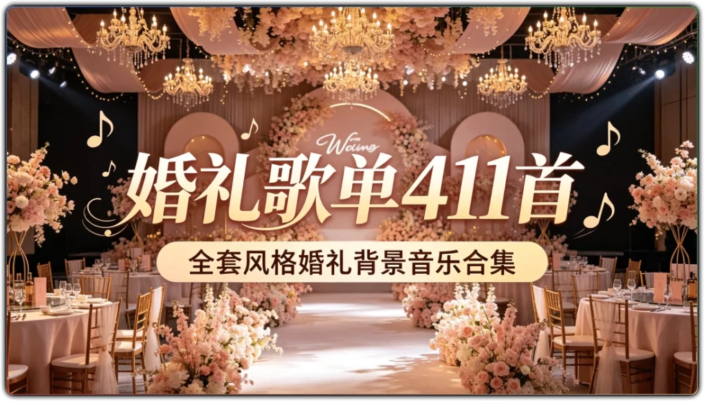 图片[1]-婚礼歌单411首：全套风格婚礼背景音乐合集 - 搜源站-搜源站